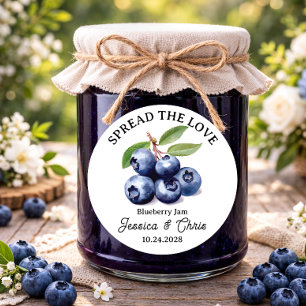 Spread the Love Blueberry Jam Jelly etiket BLUE10r