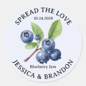 Spread the Love Blueberry Jam Jelly label NL-BLUE0 (Voorkant)