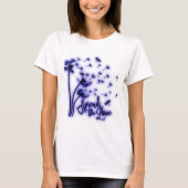 Spread The Love Dandelions and Dragonflies T-shirt (Voorkant)