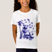 Spread The Love Dandelions and Dragonflies T-shirt (Voorkant)