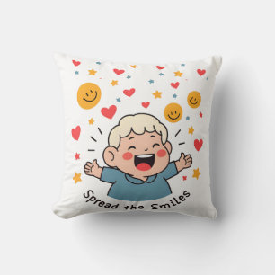 Spread the Smiles – Schattigee en vrolijke Doodle Kussen