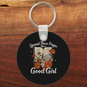 Spread Those Pages Like A Good Girl Dark Romance S Sleutelhanger (Voorkant)