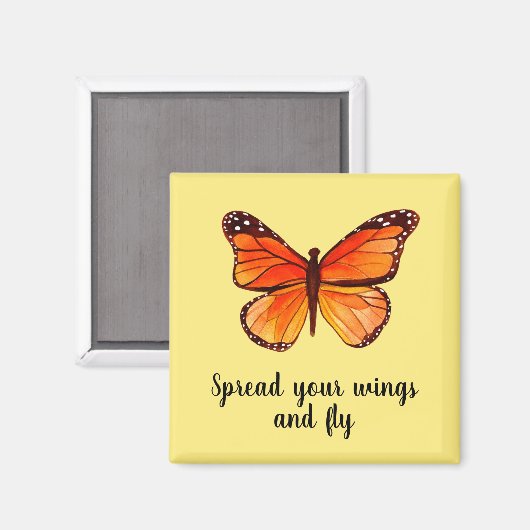 Spread your wings and fly magneet (Voorkant / Achterkant)