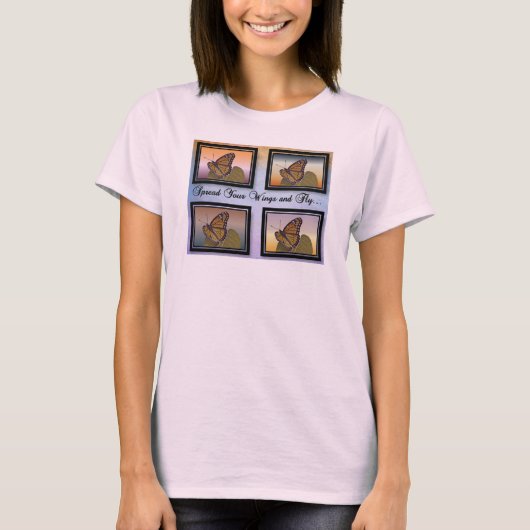 Spread Your Wings & Fly T-shirt (Voorkant)