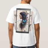 Spread Your Wings" -Inspirerend vlindertshirt T-shirt (Achterkant)