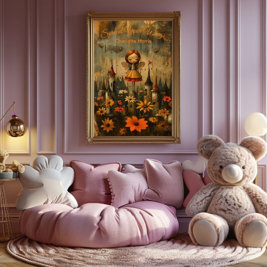 Spread Your Wings - Póster Inspirador para Niños Perfect Poster