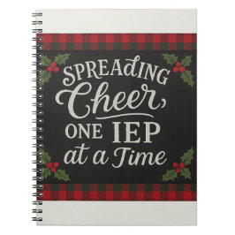 Spreading Cheer, One IEP at a Time Notitieboek