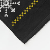 Spreading Christmas Cheer Farming Tractor Ugly Swe Fleece Deken (Hoek)