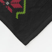 Spreading Christmas Cheer Farming Tractor Ugly Swe Fleece Deken (Hoek)