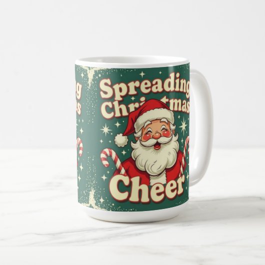 Spreading Christmas cheer Koffiemok (Voorkant rechts)