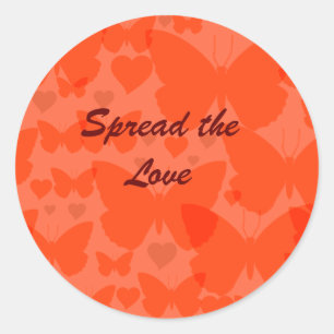 Spreading Love_Sticker Ronde Sticker