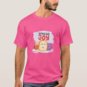 Spreads Joy Peanut Butter en Jelly Delicious Sand T-shirt