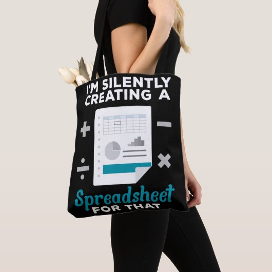 Spreadsheet Accounting Tax Auditor Bookkeeper CPA Tote Bag (Dichtbij)