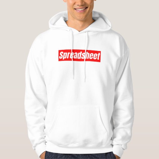 Spreadsheet - Funny Accountant Hoodie (Voorkant)