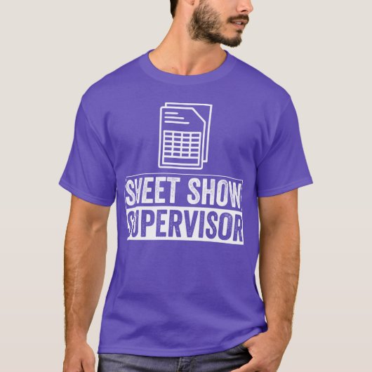 Spreadsheet geschenk voor Sheet Show Supervisor T-shirt (Voorkant)