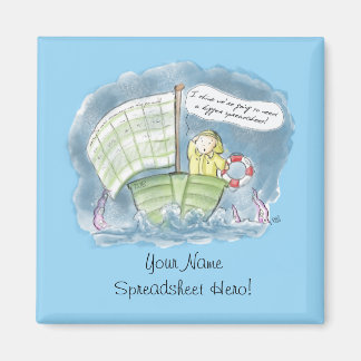 Spreadsheet Hero Stormy Waters Magneet