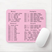 Spreadsheet Kantoor-toetsenbord Kortere weg Muismat (Met muis)