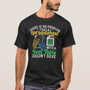 Spreadsheet met een draaitabelprobleem Oplossen va T-shirt