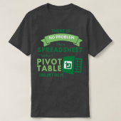 Spreadsheet met een draaitabelprobleem Oplossen va T-shirt (Design voorkant)