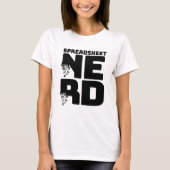 Spreadsheet Nerd T-shirt (Voorkant)