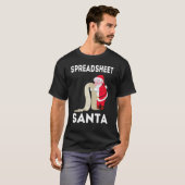 Spreadsheet Ninja Belasting Boekhouder Boekhouding T-shirt (Voorkant volledig)