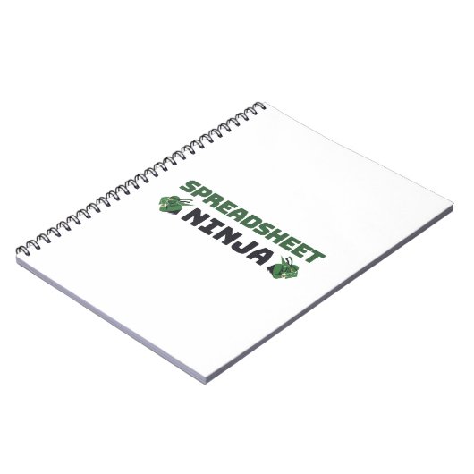 Spreadsheet ninja notitieboek (Linkerzijde)
