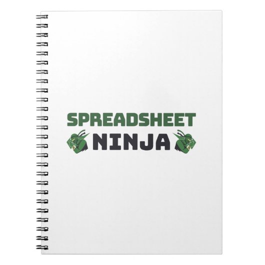 Spreadsheet ninja notitieboek (Voorkant)