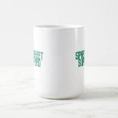 Spreadsheet Superheld Excel Gegevensbeheer Ontwerp Magische Mok (Midden)