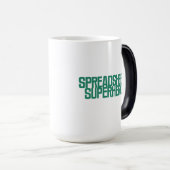 Spreadsheet Superheld Excel Gegevensbeheer Ontwerp Magische Mok (Voorkant rechts)