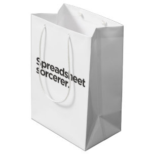 Spreadsheet Tovenaar Grappig Cadeau voor Collega Medium Cadeauzakje