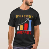 Spreadsheet Whisperer Actuaries Data Science Stats T-shirt (Voorkant)