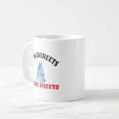 Spreadsheets Scare Sheets - Funny Accountant Koffiemok (Voorkant links)