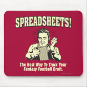 Spreadsheets volgen: Concept van uw Fantasy-Footba Muismat (Voorkant)