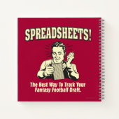 Spreadsheets volgen: Concept van uw Fantasy-Footba Notitieboek (Achterkant)
