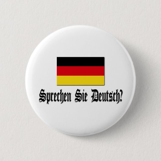 Sprechen Sie Deutsch? Ronde Button 5,7 Cm (Voorkant)