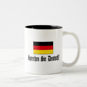 Sprechen Sie Deutsch? Tweekleurige Koffiemok