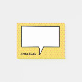 Sprechwolk Tekstballon Persoonlijke Aangepaste Kle Post-it® Notes (Voorkant)