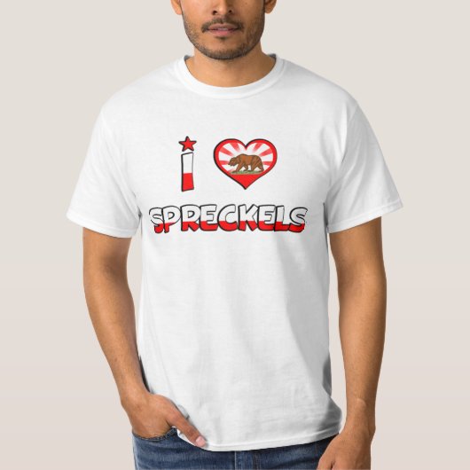 Spreckels, CA T-shirt (Voorkant)