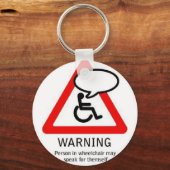 spreek1 douane sleutelhanger (Voorkant)