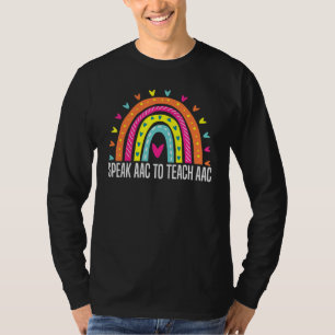 Spreek AAC om AAC Core Board te leren Spraakterape T-shirt