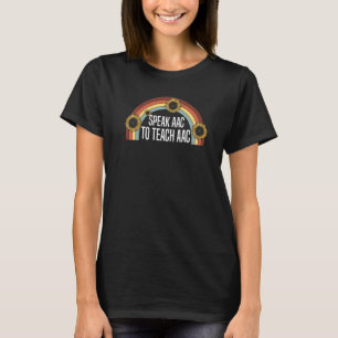 Spreek AAC om AAC Core Board te leren Spraakterape T-shirt