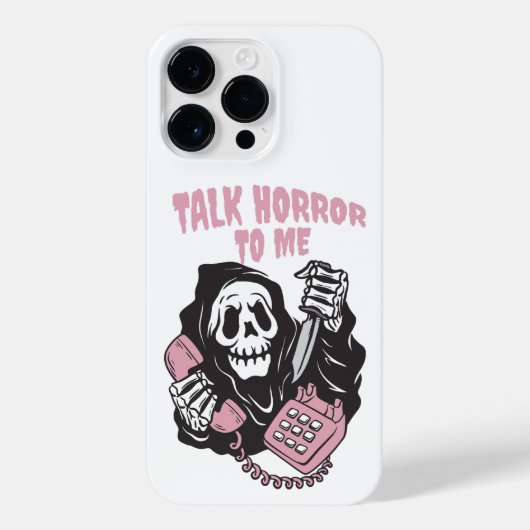SPREEK AFSCHUW TEGEN ME GRIM REAPER TELEFOON iPhone HOESJE (Achterkant)