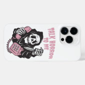 SPREEK AFSCHUW TEGEN ME GRIM REAPER TELEFOON iPhone HOESJE (Achterkant horizontaal)