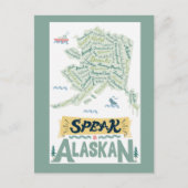 Spreek Alaskan! Briefkaart (Voorkant)