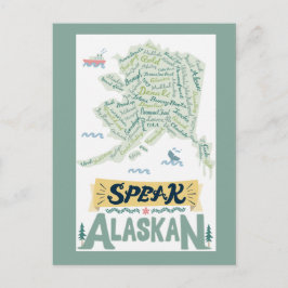 Spreek Alaskan! Briefkaart