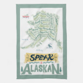 Spreek Alaskan! Keukenhanddoeken (Verticaal)