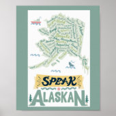 Spreek Alaskan! Poster (Voorkant)