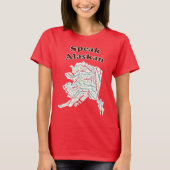 Spreek Alaskan! Red T-Shirt (Voorkant)
