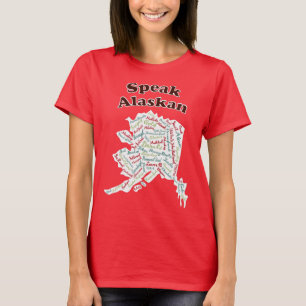 Spreek Alaskan! Red T-Shirt