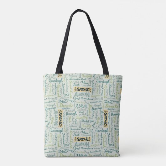 Spreek Alaskan! Tote bag (Achterkant)